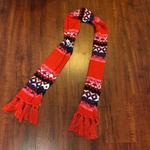 Red Winter Scarf